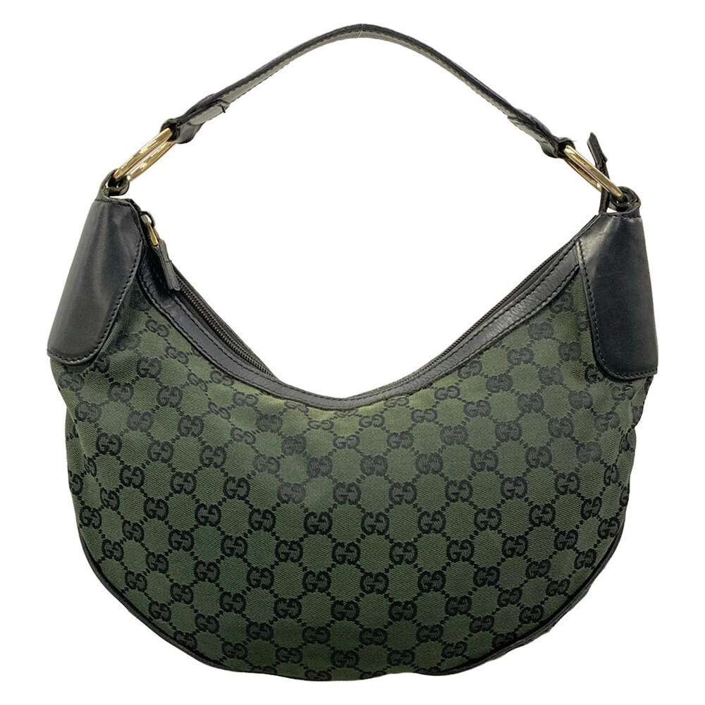 Gucci Gg Green Black Jacquard Leather #363688G74B
